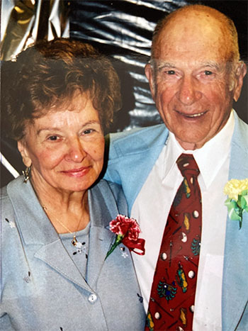 James and Dorothy Dickson smiling.