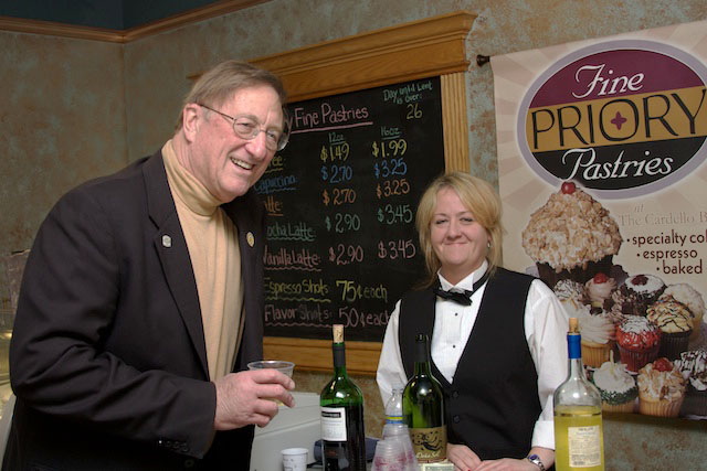 Ed Graf at Priory Pastries on the Northside.