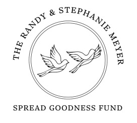 Randy & Stephanie Meyer Spread Goodness Fund logo with two doves.