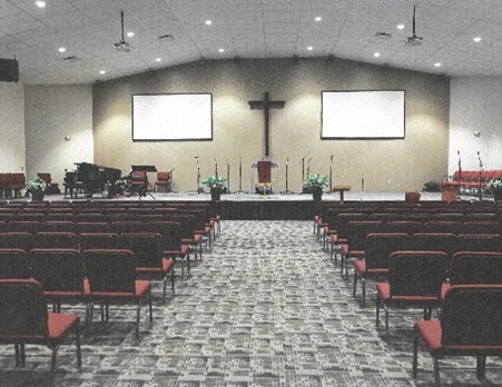Inside the Bethany Baptist Church on Tioga Street in Pittsburgh