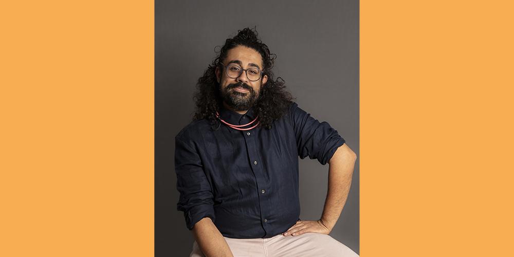 Adil Mansoor, theater artist. Photo credit: Beth Barbis.