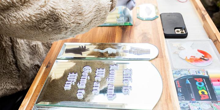 Multidisciplinary artist LeFawn Barefoot's current body of work is centered on ancestor veneration, snake medicine, mindfulness and release. Image by Kitoko Chargois.