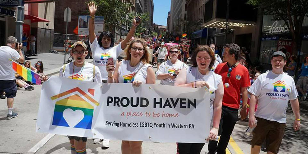 In 2017, a $13,000 Small and Mighty grant was awarded to Proud Haven, Inc., an organization that provides safe shelter, emotional support and independent living skills for homeless LGBTQ+ youth through a network of partners.