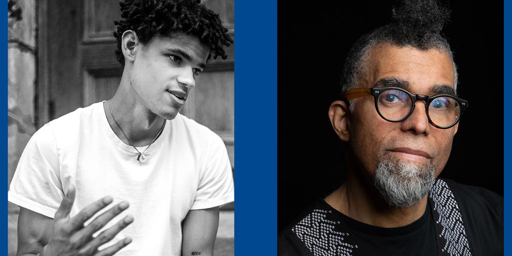 Photo of Pittsburgh native, Harrison Kinnane Smith (left), Photo Credit: Jared Piper Photo of Dread Scott, New York based artist, Photo Credit: Dread Scott.