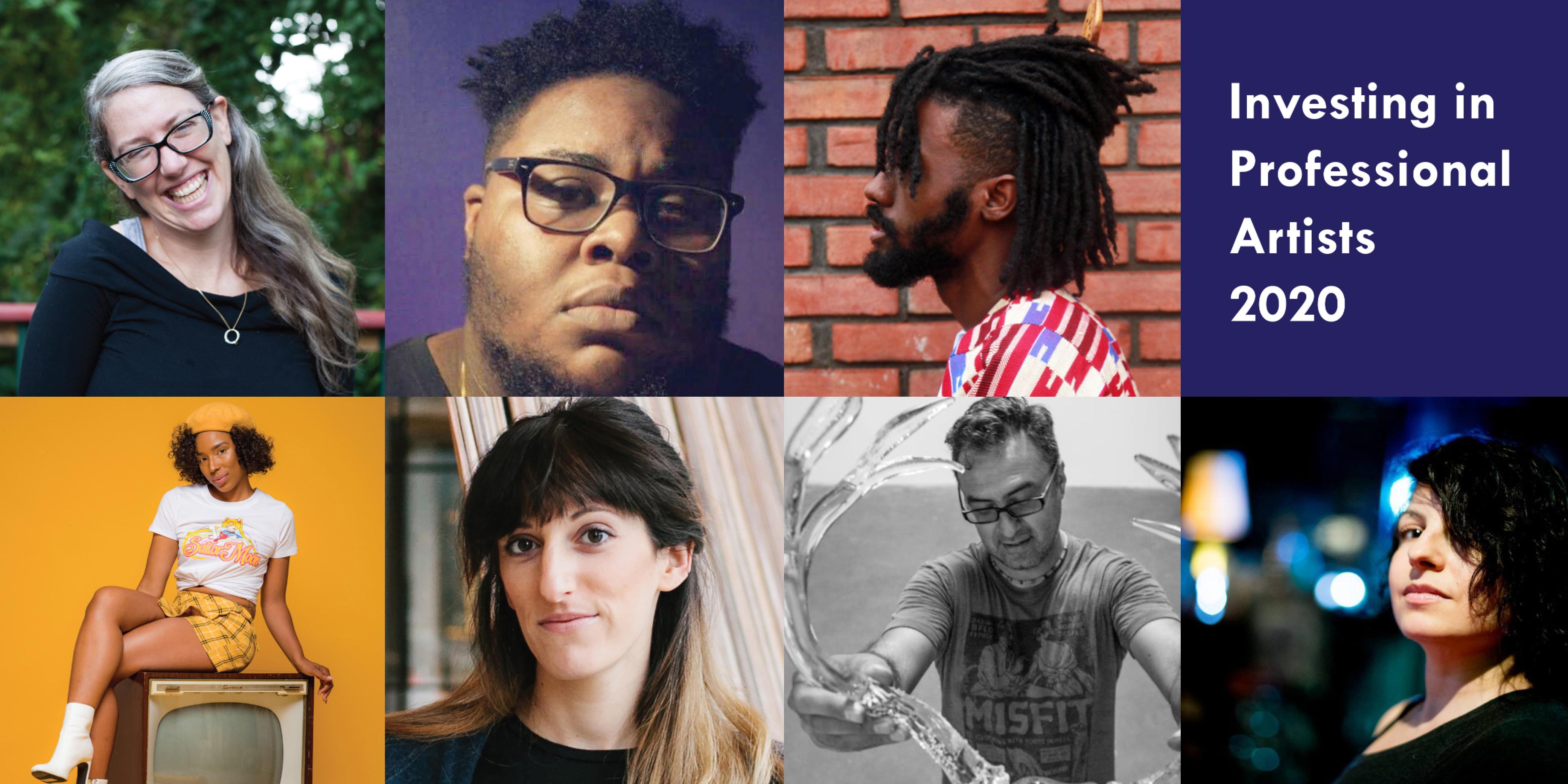 Images courtesy of the artists unless otherwise noted. Top, l -r: Lindsey Scherloum, Jari Bradley, Darnell Chambers; bottom, l -r: Mariah Torres (image by Chris Fox-Kelly of CFK Media), Rachel Mica Weiss (image by Jenifer Trahan), Jaime Guerrero (image by Raphael Cardenas), Pearlann Porter: (image by Aaron Jackendoff).