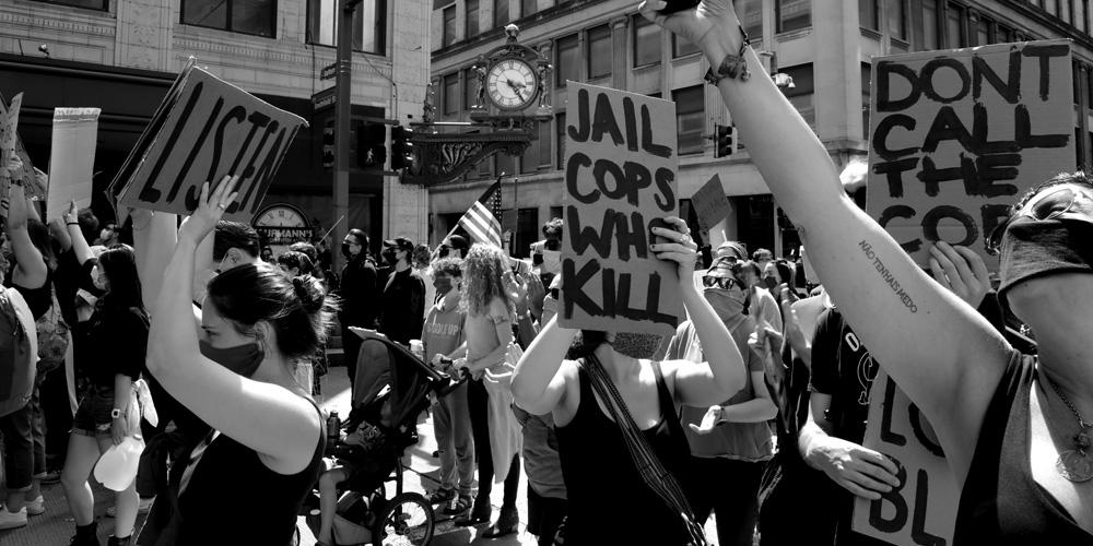 Warriors sample protest image. Photo Credit: Gregory Scott Williams, Jr.
