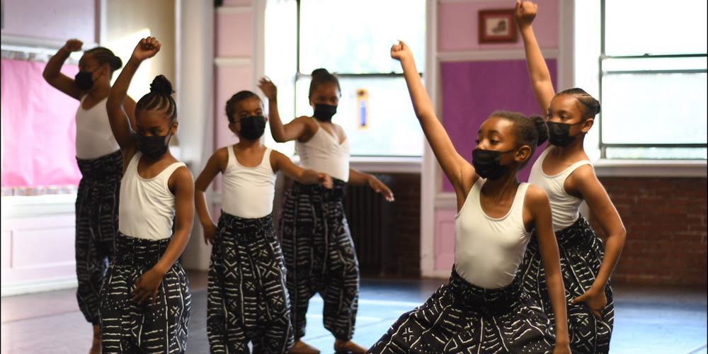 Students at Hill Dance Academy Theater.